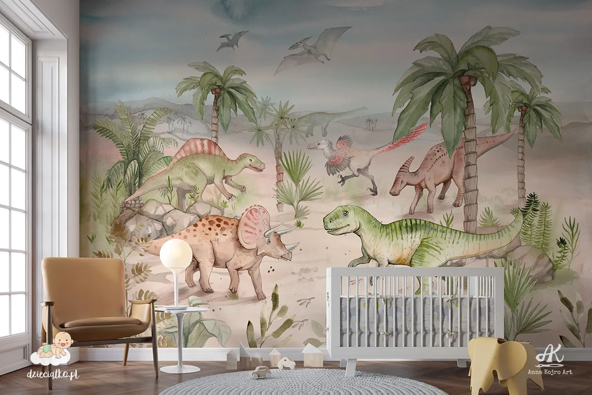Fototapeta “Kraina Dinozaurów” — wizualizacja