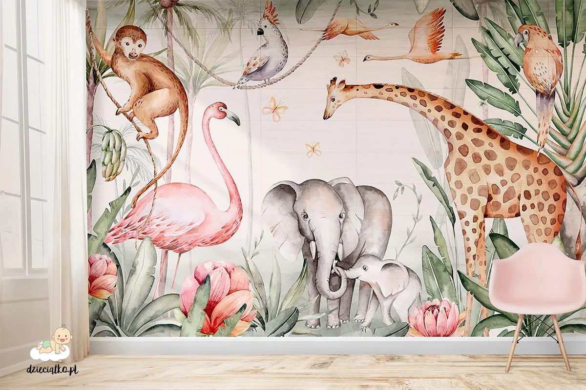 Fototapeta “Safari” — wizualizacja