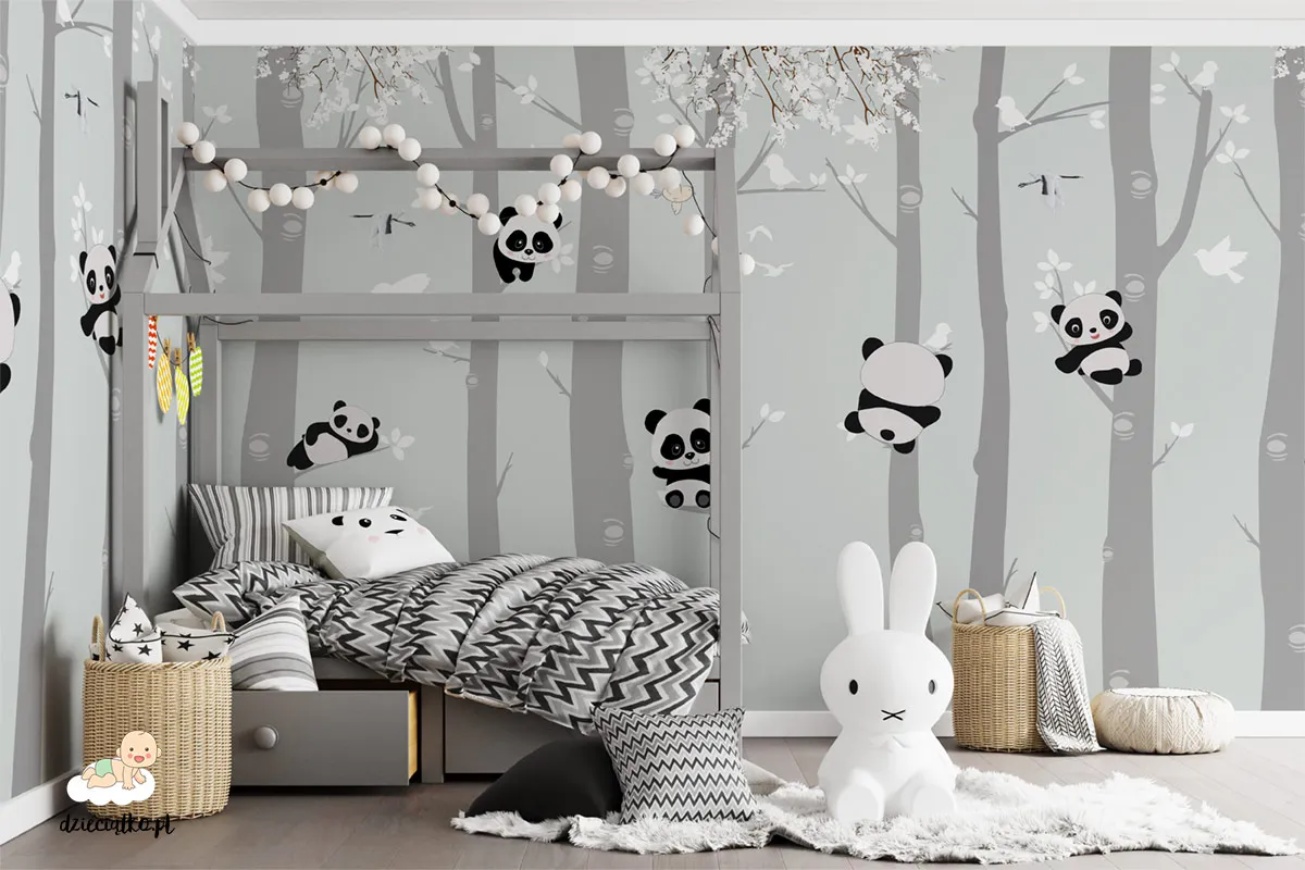 Fototapeta “Słodkie Pandy” — wizualizacja