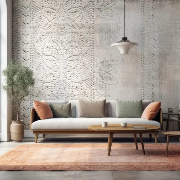 Boho — wizualizacja we wnętrzu