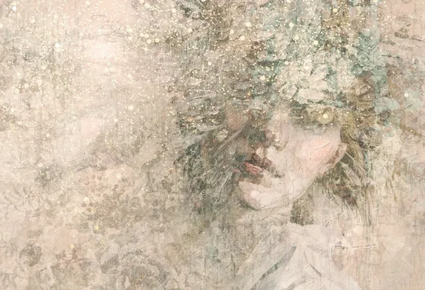 Femina — wzór z bliska