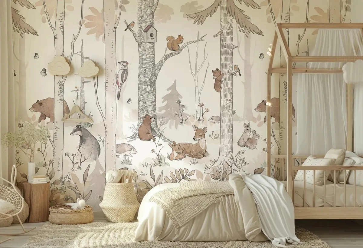 Forest Mural — wizualizacja
