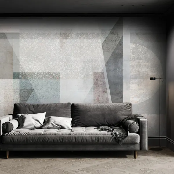 Geometric Abstraction — wizualizacja we wnętrzu