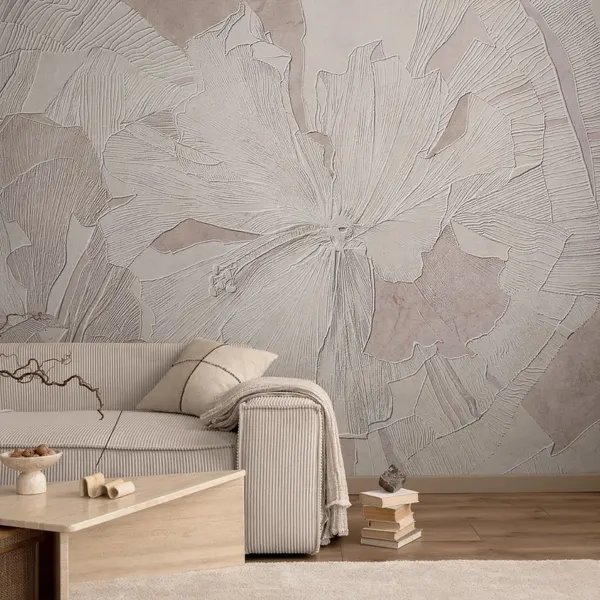 Hibiscus Relief — wizualizacja we wnętrzu