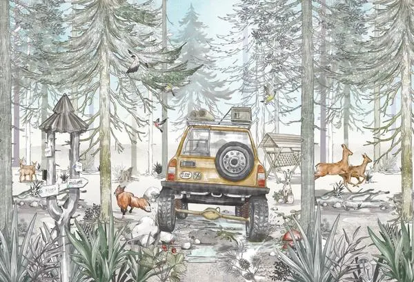Jeep Trip — wzór z bliska