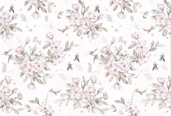 Rose Garden — wzór z bliska