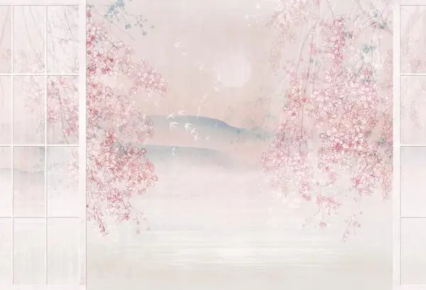 Sakura Kids — wzór z bliska