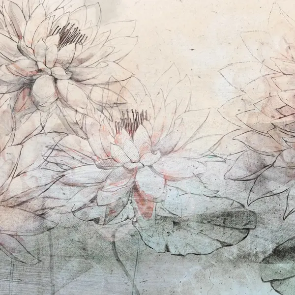 Water Lilies — wizualizacja we wnętrzu