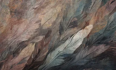 Featherscape — wzór z bliska
