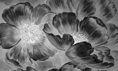Floral abyss — wzór z bliska
