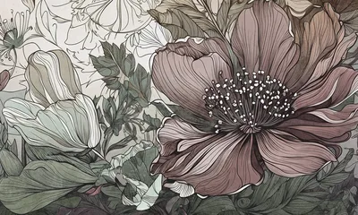 Floral dances — wzór z bliska