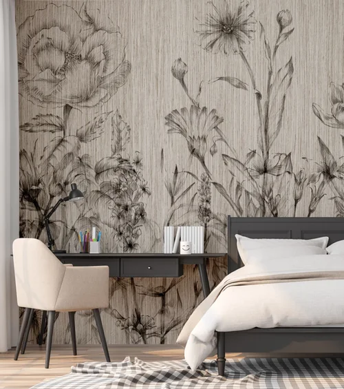 Floral pencil RAUV — wizualizacja we wnętrzu