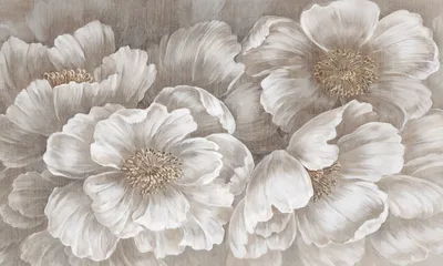 Flower power — wzór z bliska