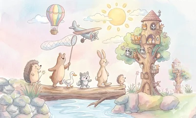 Animal Land — wzór z bliska