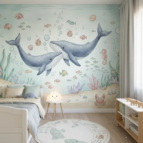 Blue Sea — wizualizacja we wnętrzu