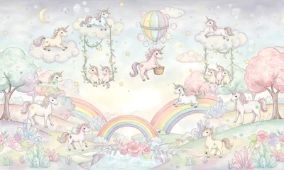 Magic Unicorns — wzór z bliska