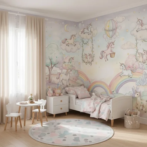 Magic Unicorns — wizualizacja we wnętrzu