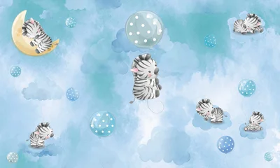 Zebra Sky — wzór z bliska