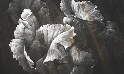 Lush leaves — wzór z bliska