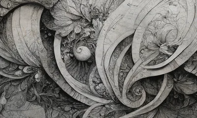 Twisted maze — wzór z bliska