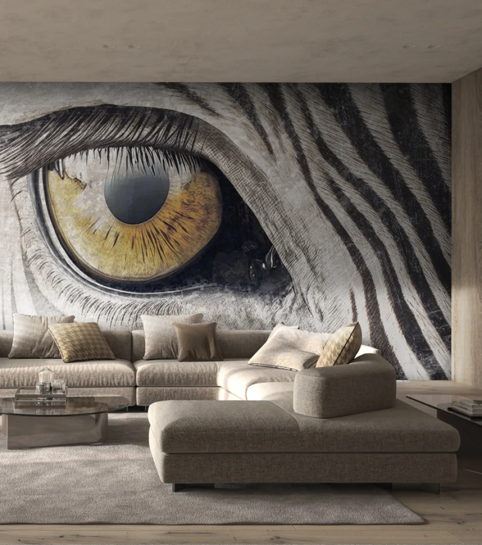 Zebra gaze — wizualizacja