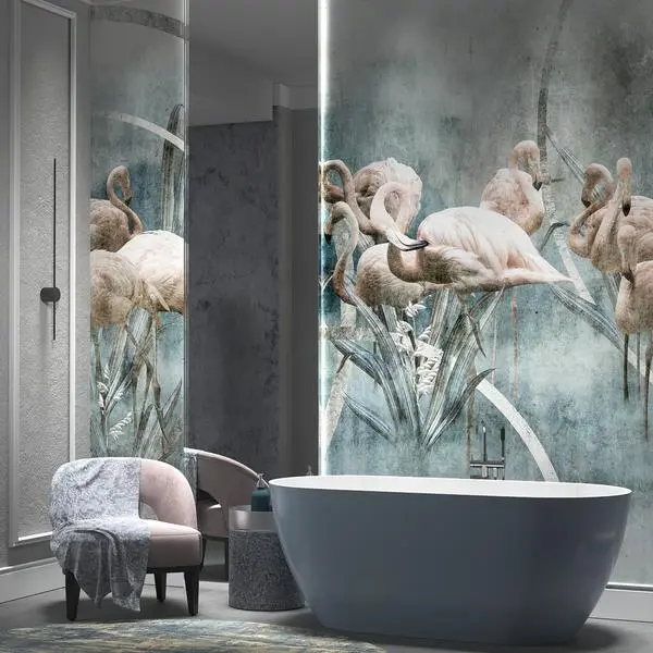 Flamingo — wizualizacja we wnętrzu