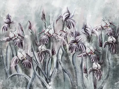 Iris — wzór z bliska