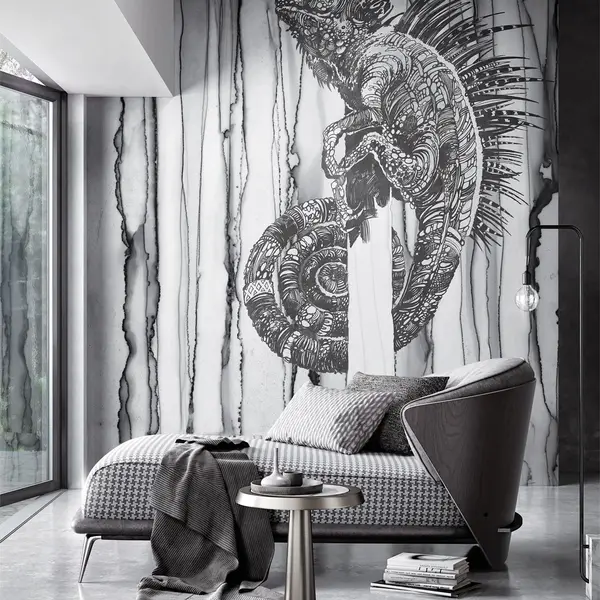 Iguana Wonderwall Studio — wizualizacja we wnętrzu