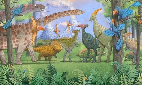 Jurassic — wzór z bliska