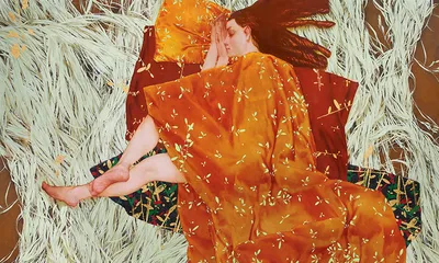 Lana — wzór z bliska