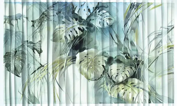 Monstera — wzór z bliska