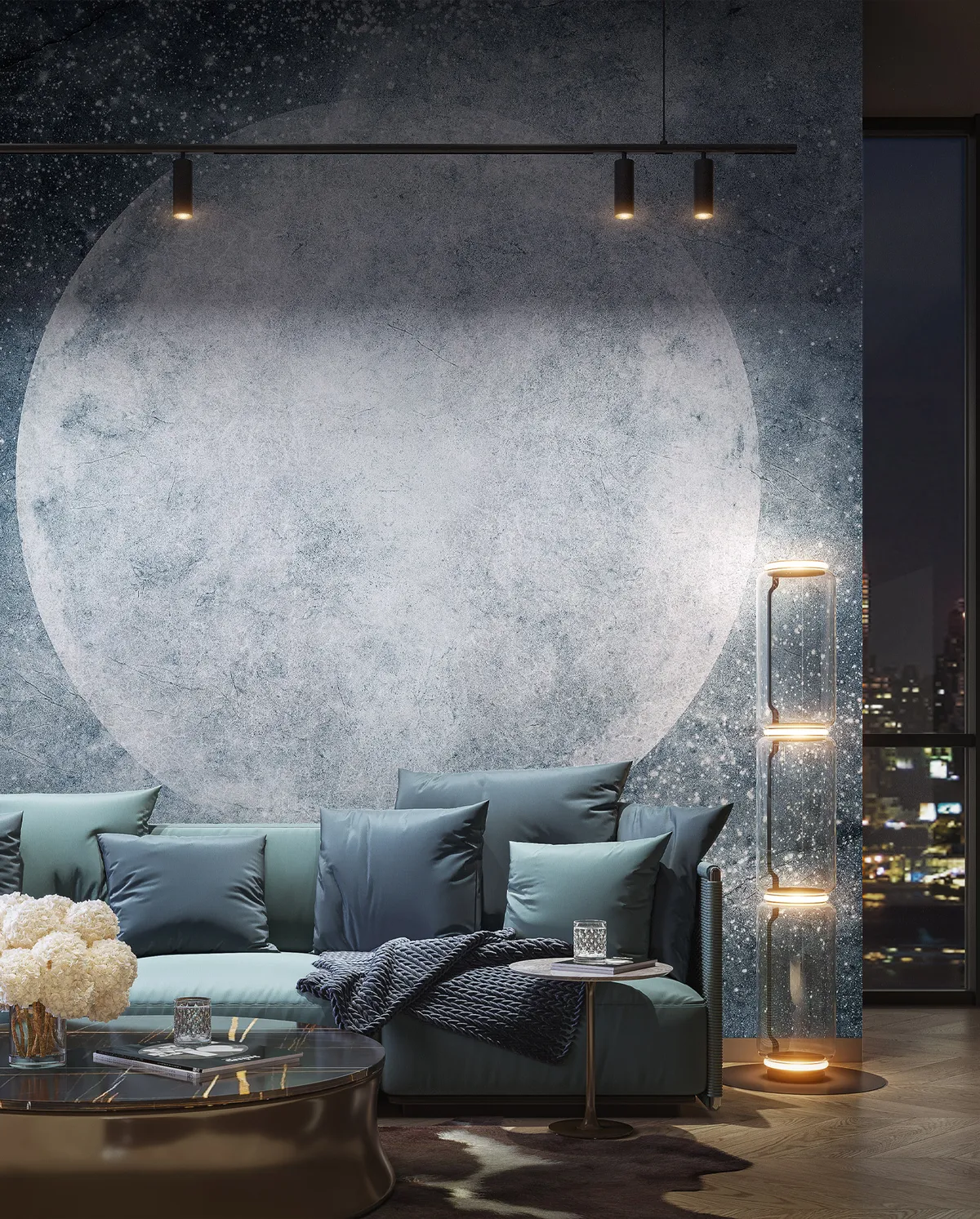 Moon — wizualizacja