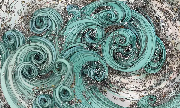 Whirlpool — wzór z bliska
