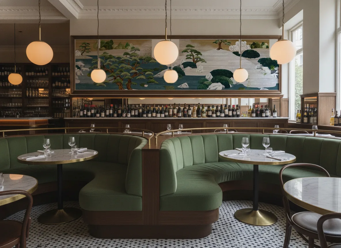 Adachi Exploration — Bistro — pole nad zielonymi lożami