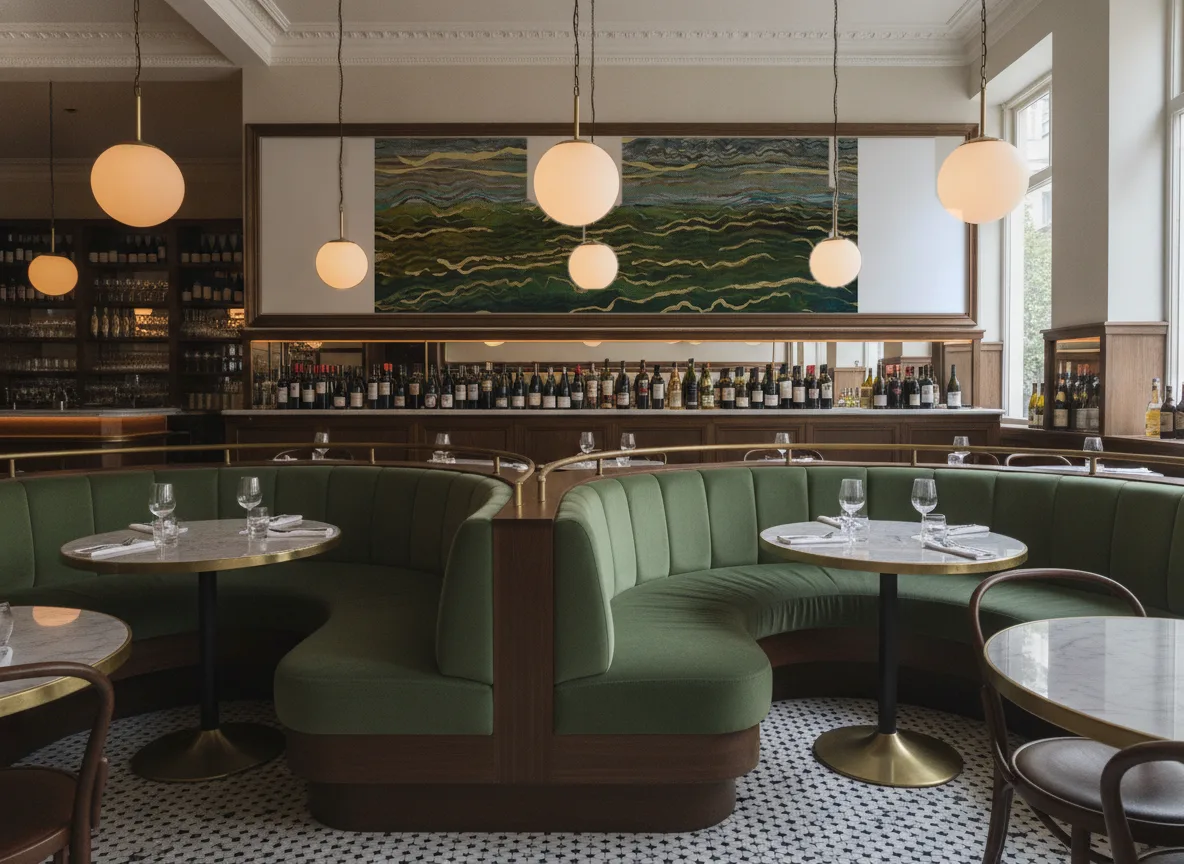 Azurite — Bistro — pole nad zielonymi lożami
