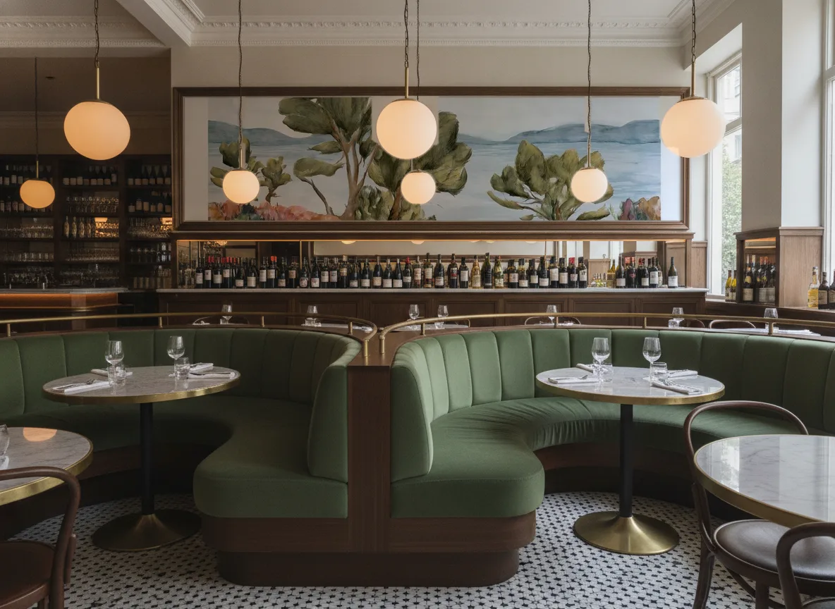 Cap Frehel Int — Bistro — pole nad zielonymi lożami