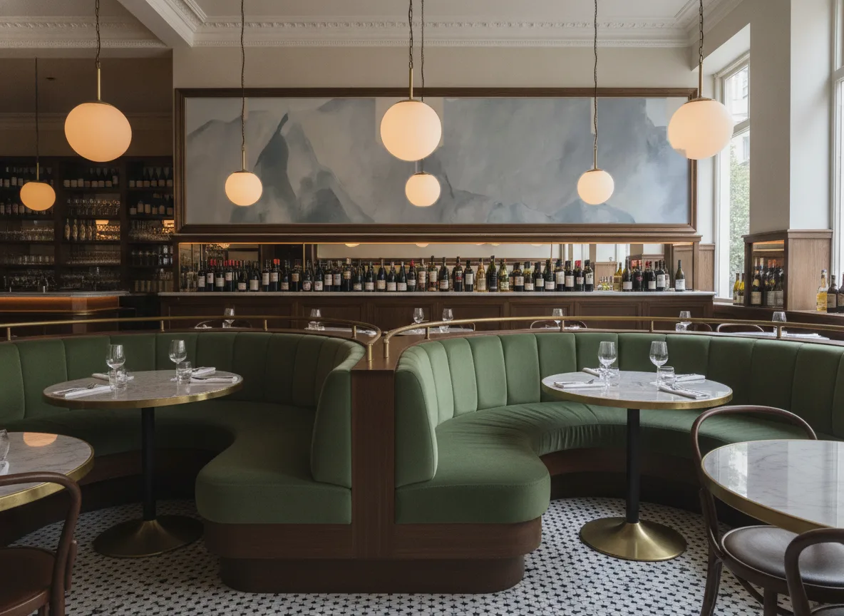 EVEREST Panoramas — Bistro — pole nad zielonymi lożami
