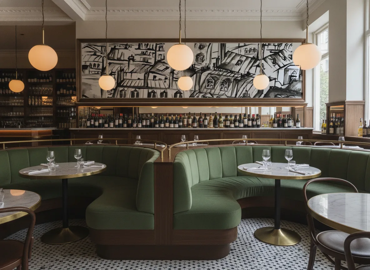 GRANDS BOULEVARDS Panoramas — Bistro — pole nad zielonymi lożami