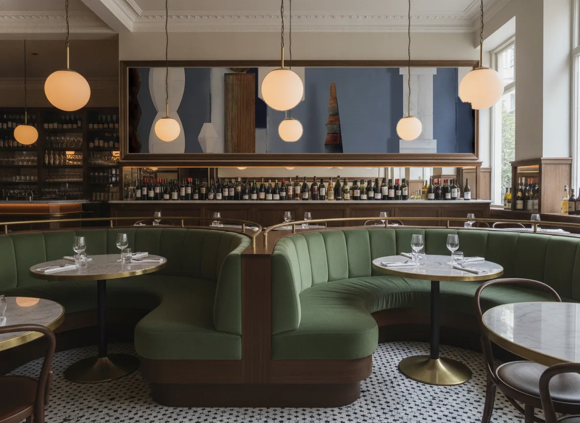 L'atelier De Brancusi — Bistro — pole nad zielonymi lożami