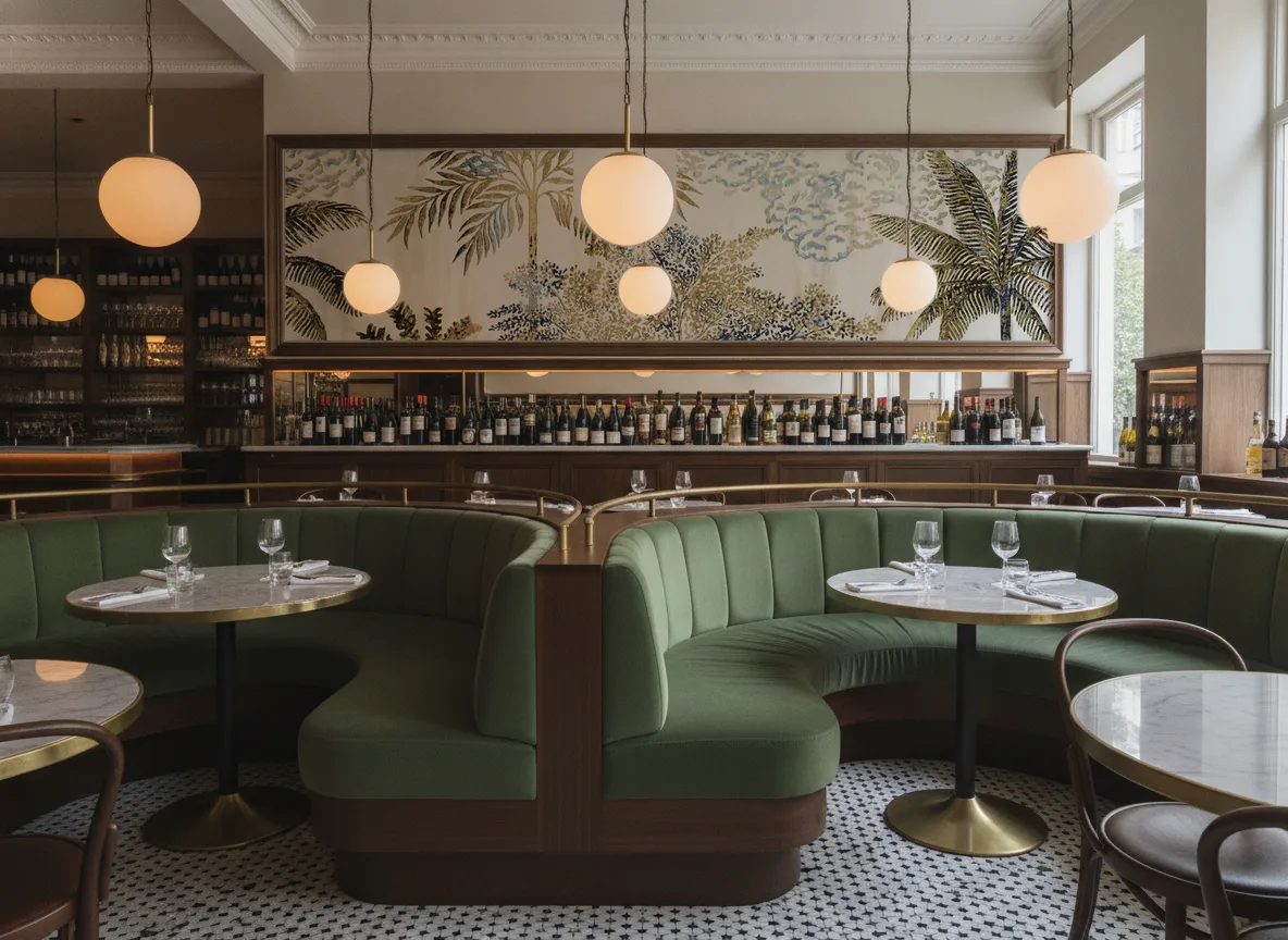Mirage — Bistro — pole nad zielonymi lożami