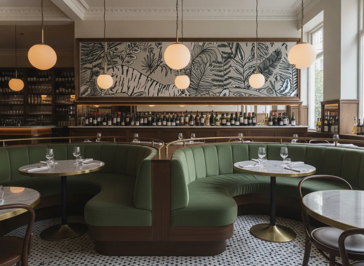PASHU Panoramas — Bistro — pole nad zielonymi lożami