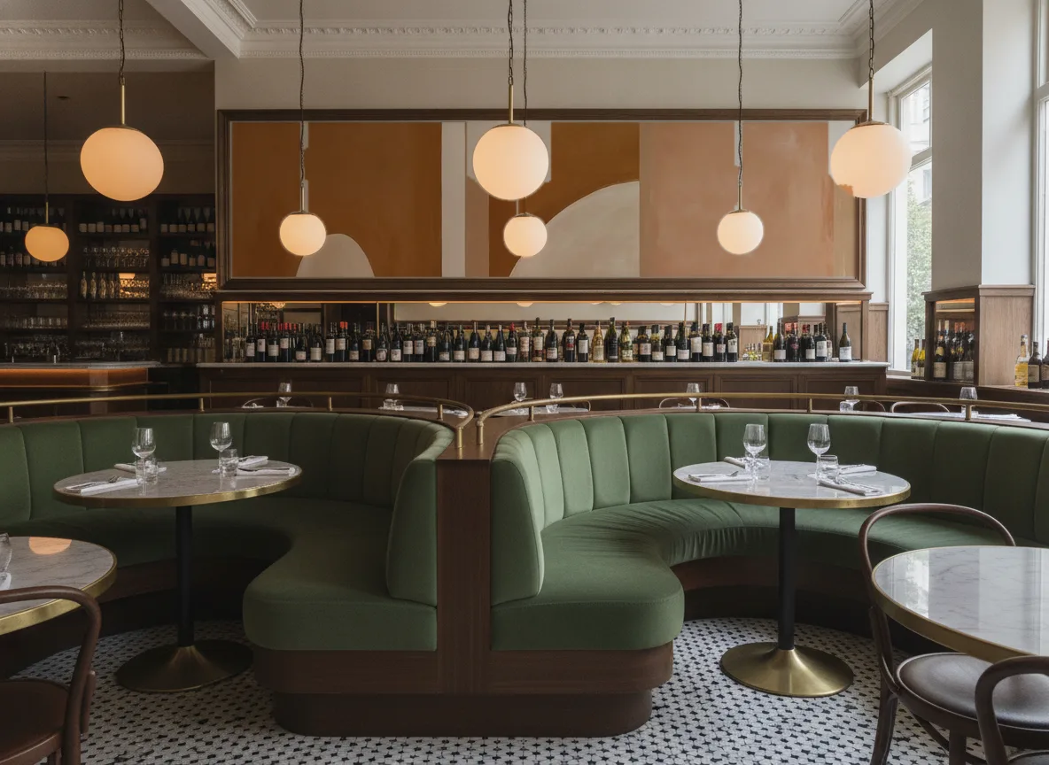 Pictura — Bistro — pole nad zielonymi lożami