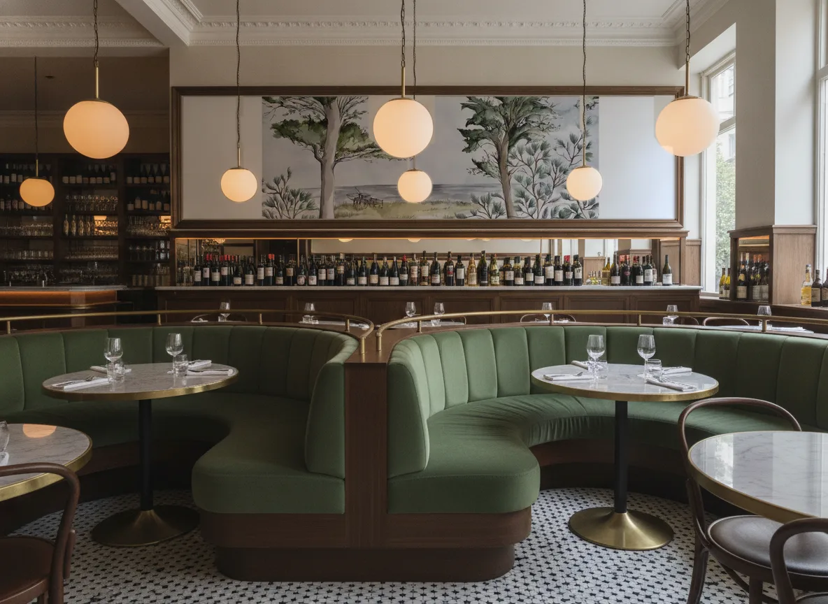 Pornic Int — Bistro — pole nad zielonymi lożami