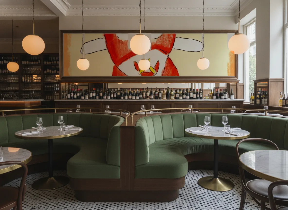 Króliś Tuliś Wuś — Bistro — pole nad zielonymi lożami