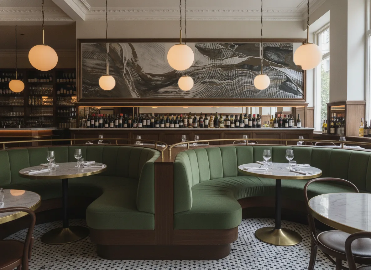 Wave Lines — Bistro — pole nad zielonymi lożami