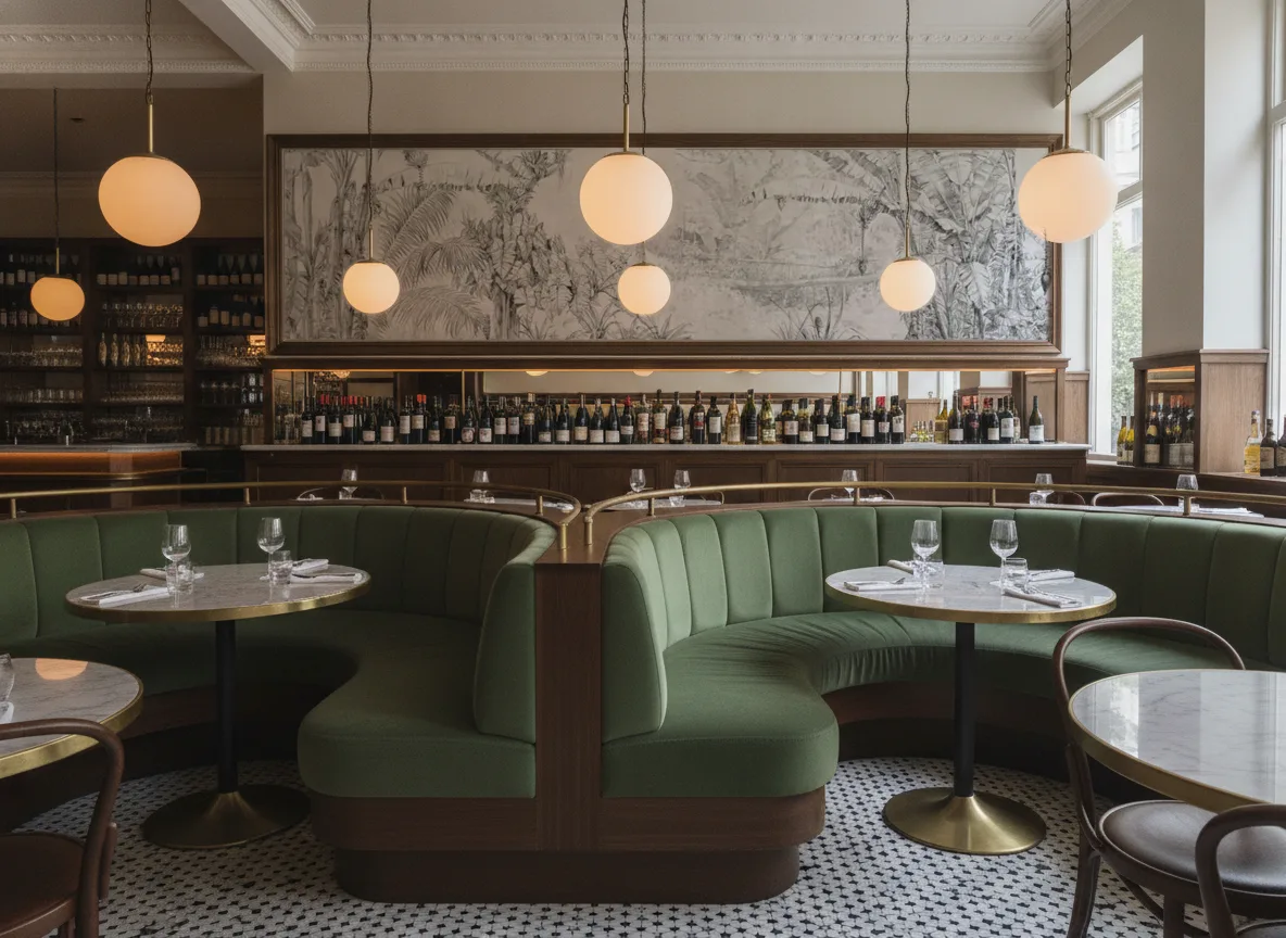 Rina — Bistro — pole nad zielonymi lożami