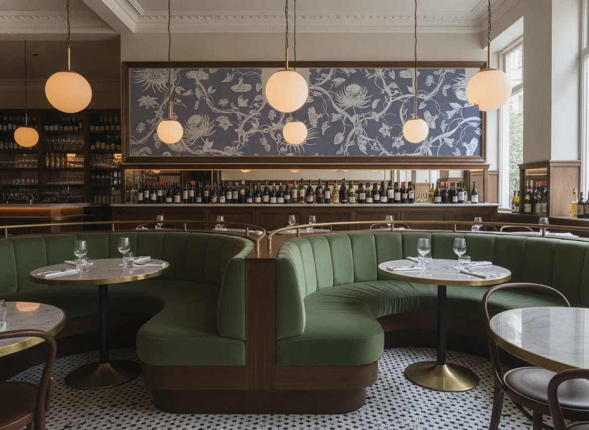 Zelia — Bistro — pole nad zielonymi lożami