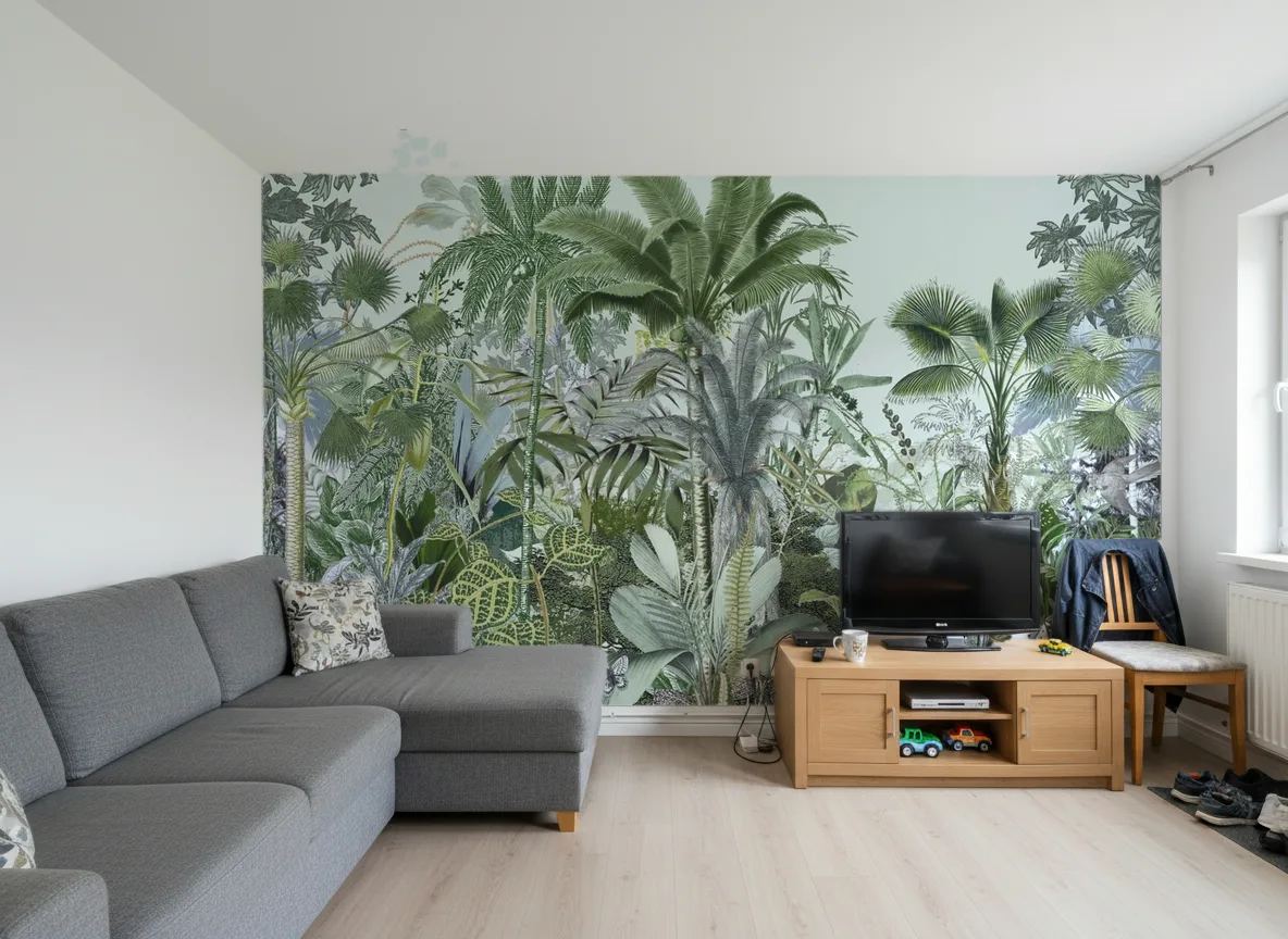 MONTEVERDE Panoramas — Salon w bloku — ściana za sofą