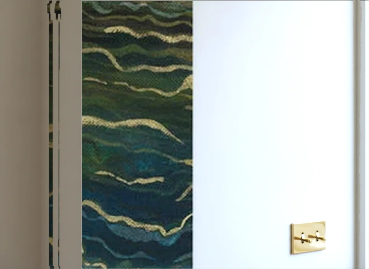 Azurite — Detal — przy włączniku