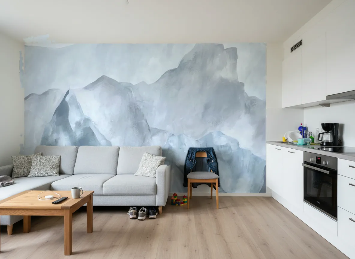 EVEREST Panoramas — Mieszkanie deweloperskie — ściana za sofą